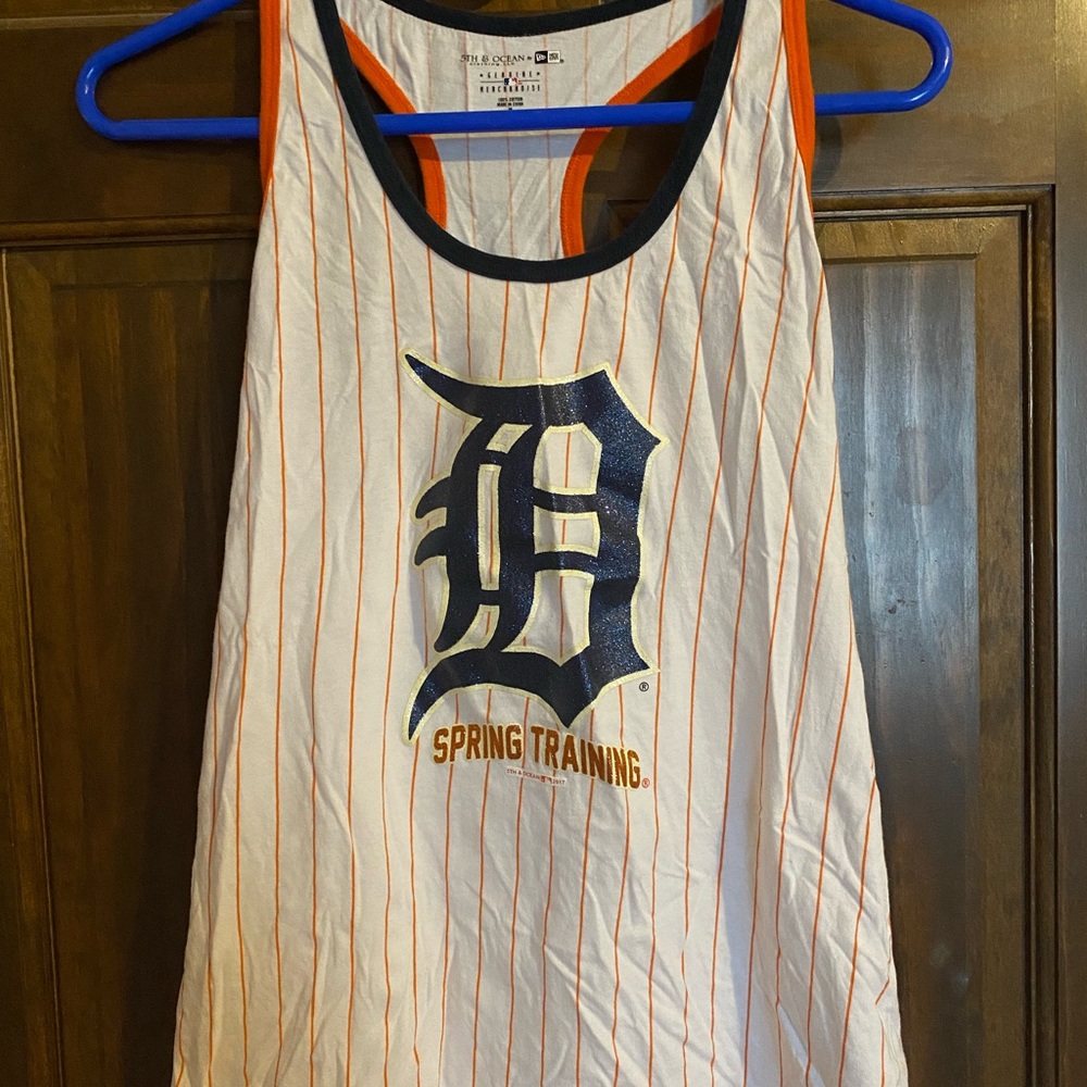 Detroit tigers PINK tank top